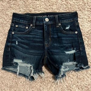 American Eagle size 2 super stretch jean short midi rise